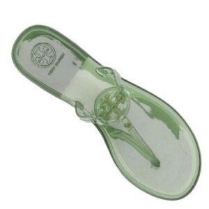 Tory Burch Mini Miller Translucent Green Sandals